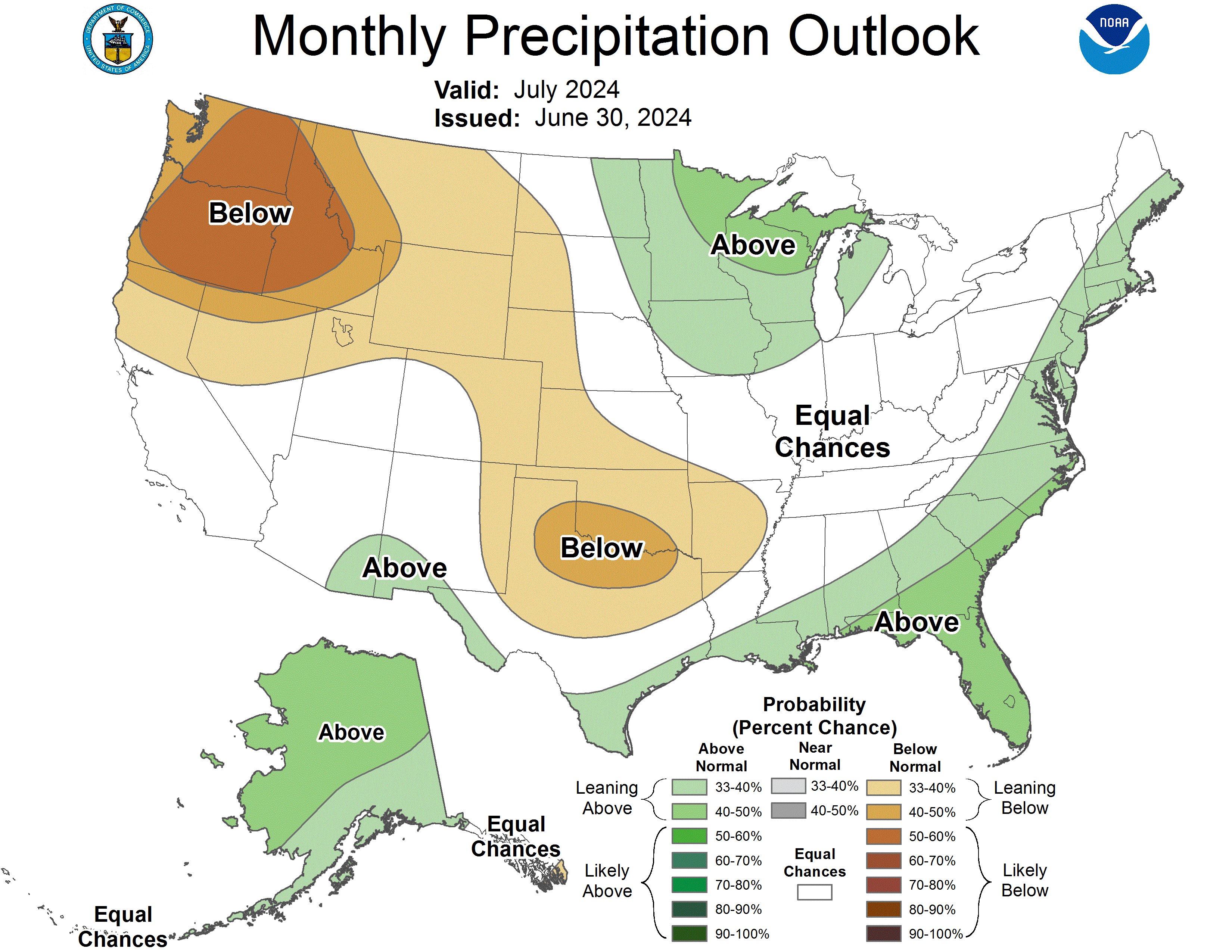 Monthly Precipitation Outlook
